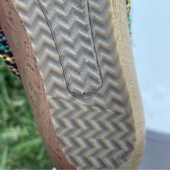 Skechers Wedges Womens 7 Beverlee Delighted Sandals Multicolor 38554 Geometric - Picture 10 of 10